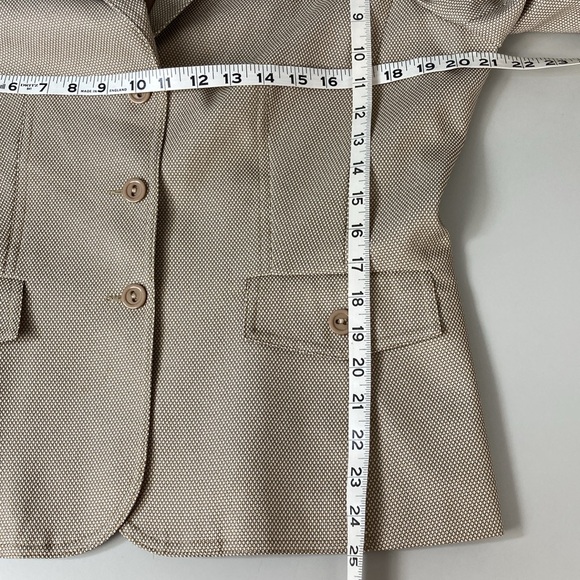 Giorgio Sant'Angelo Tan 3 Button Classic Blazer - Picture 8 of 13